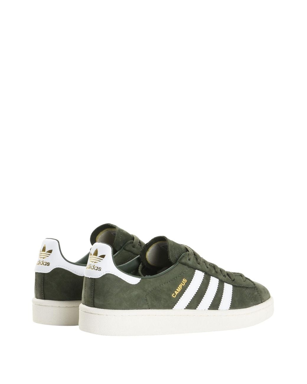 adidas Originals Originals Campus Trainers In Khaki in Green | Lyst UK