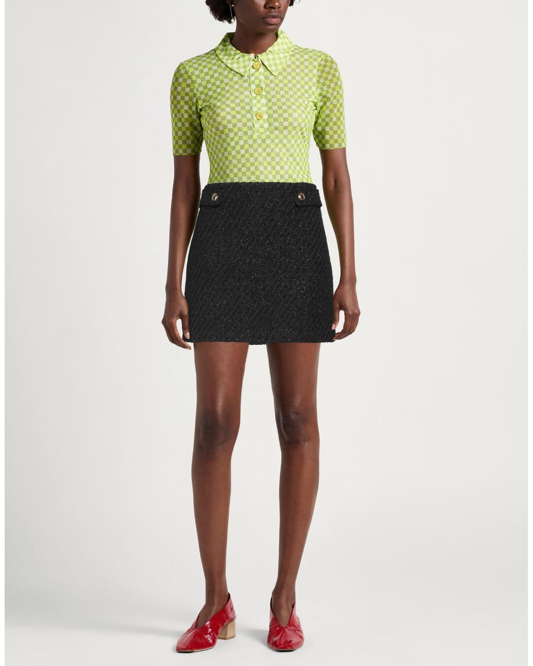 MICHAEL Michael Kors Black Mini Skirt