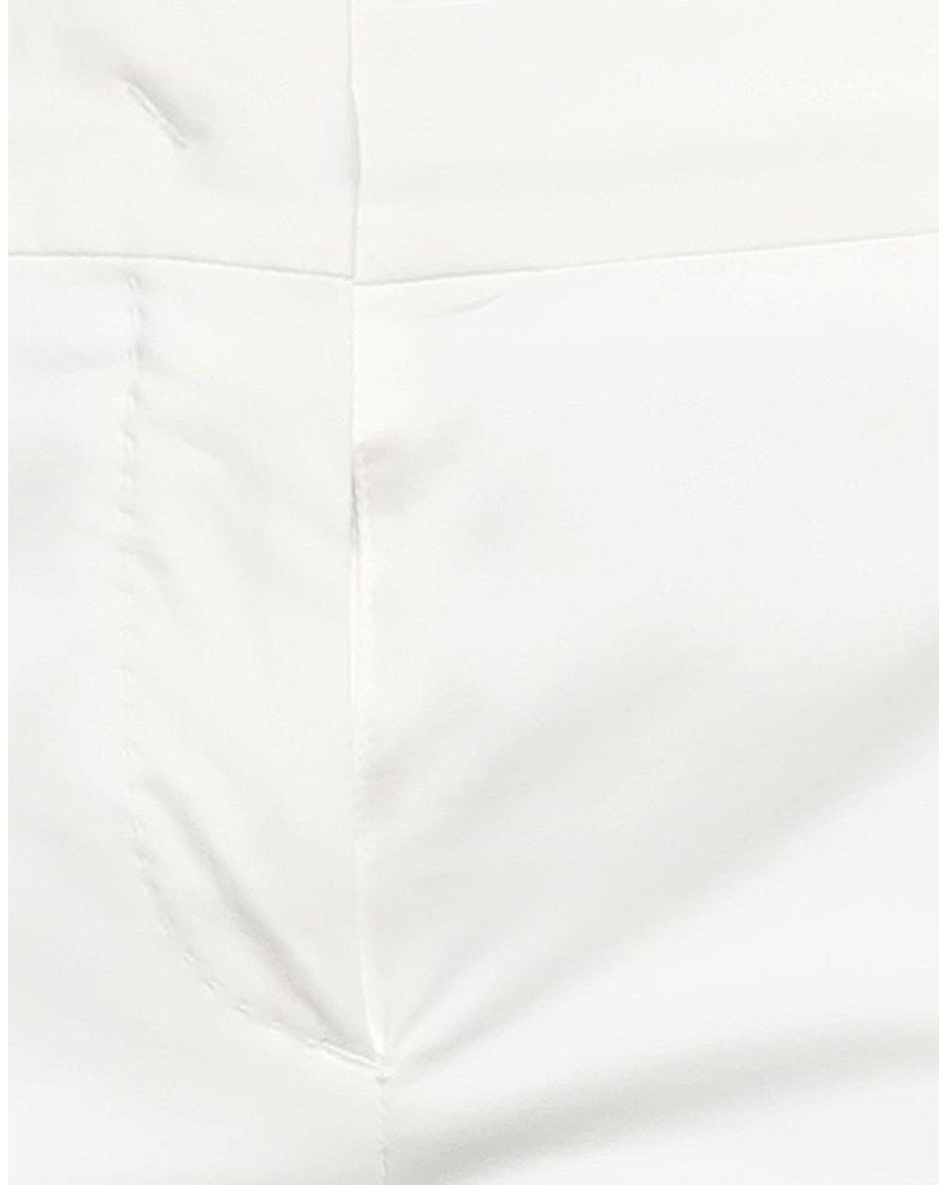 Grifoni White Ivory Pants Cotton, Elastane