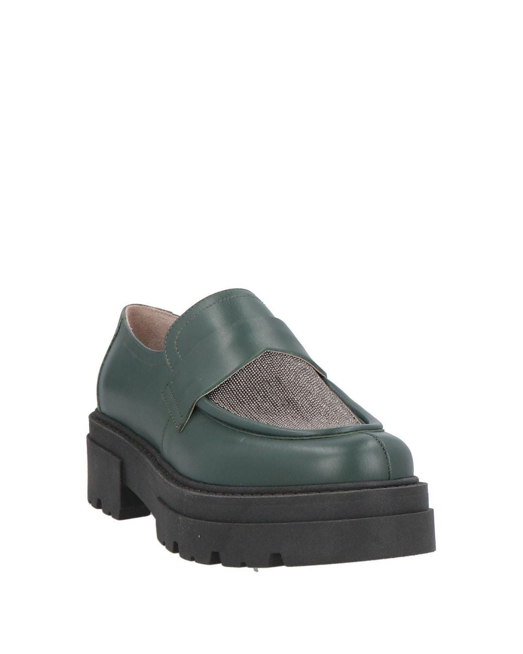 Fabiana Filippi Green Loafers