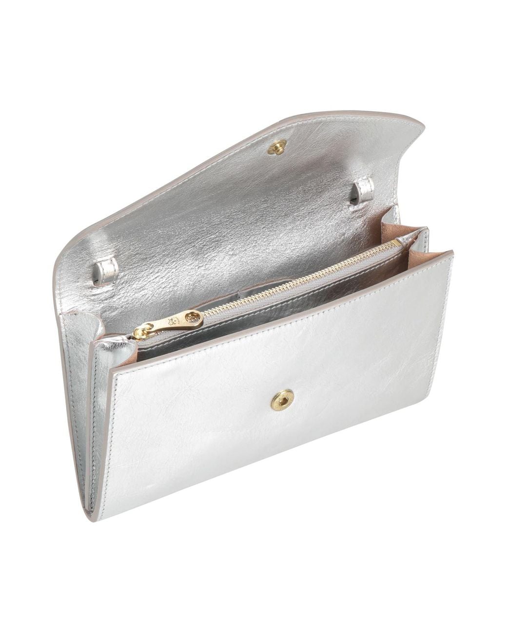 Il Bisonte Gray Clutch
