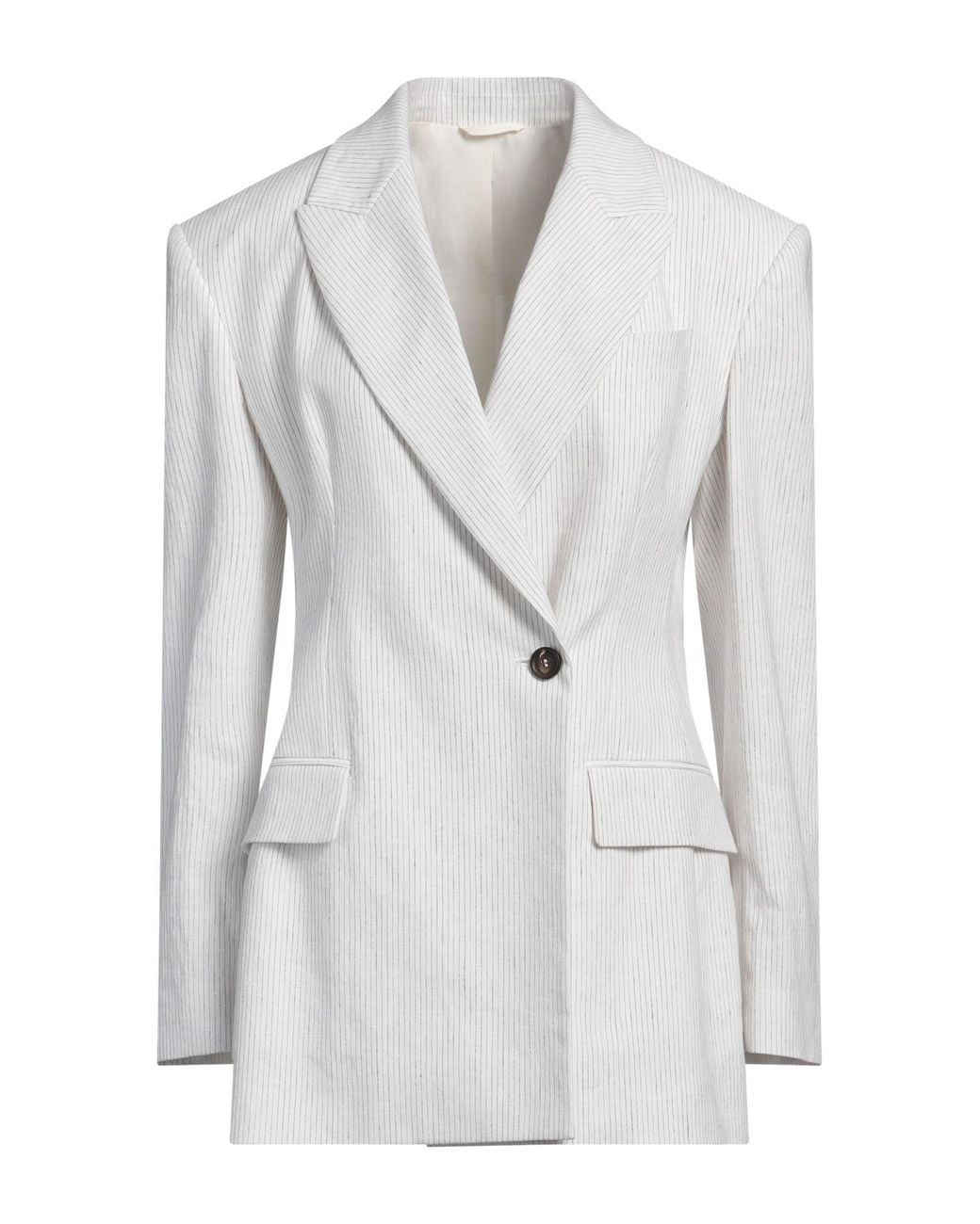 Brunello Cucinelli White Blazer