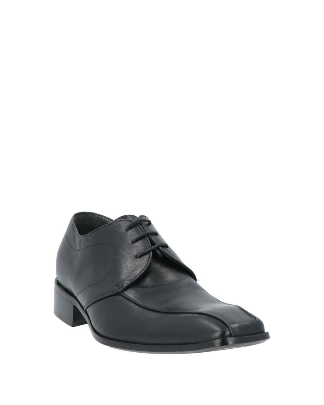 AL  ALTO LIVELLO Gray Lace-Up Shoes Leather for men