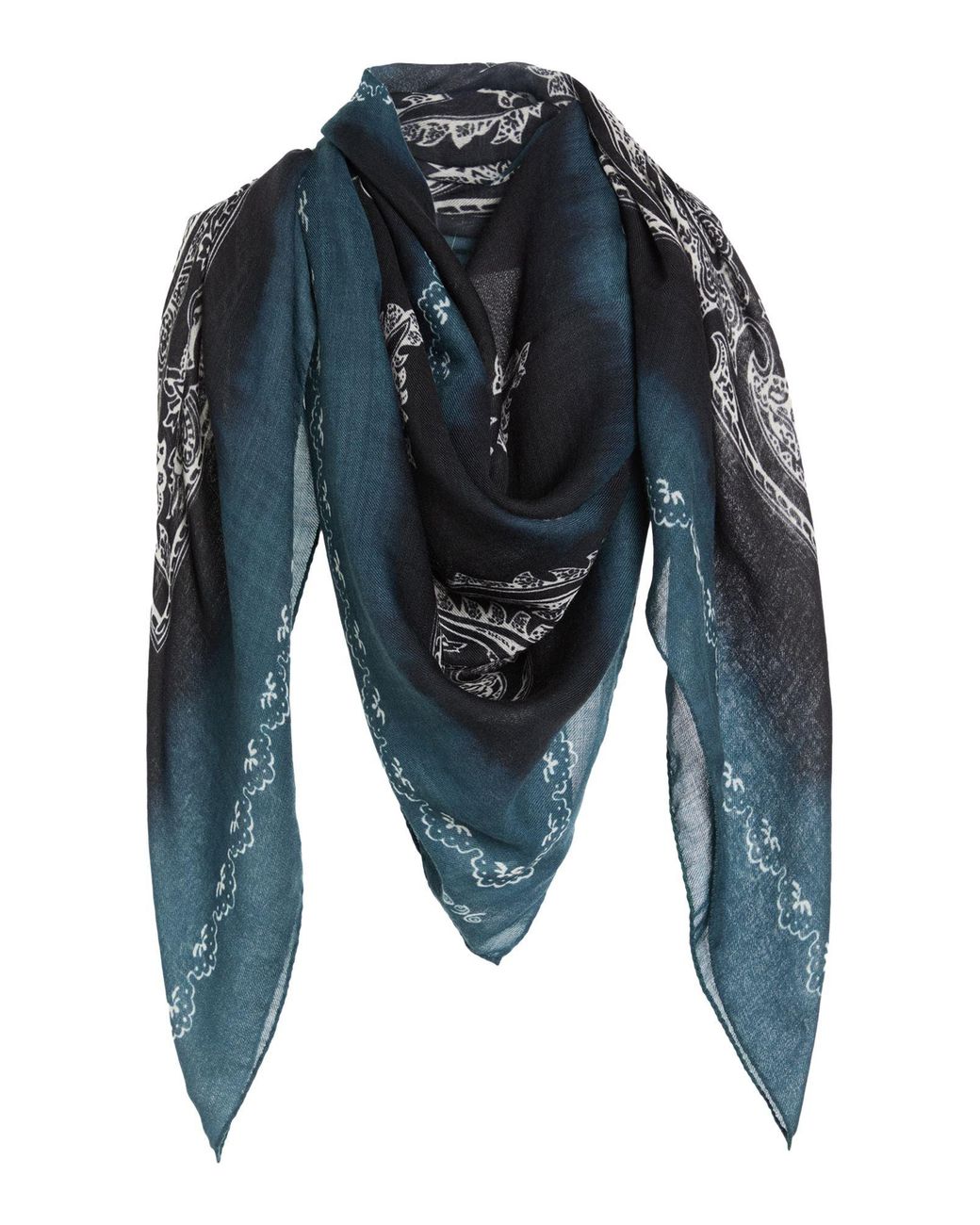 Acne Blue Scarf Wool