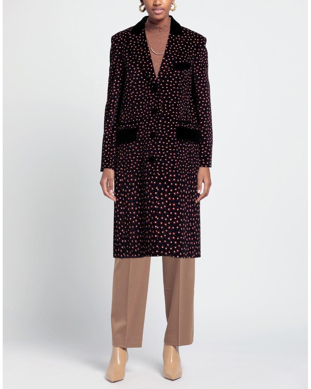 Rabanne Black Coat Cotton
