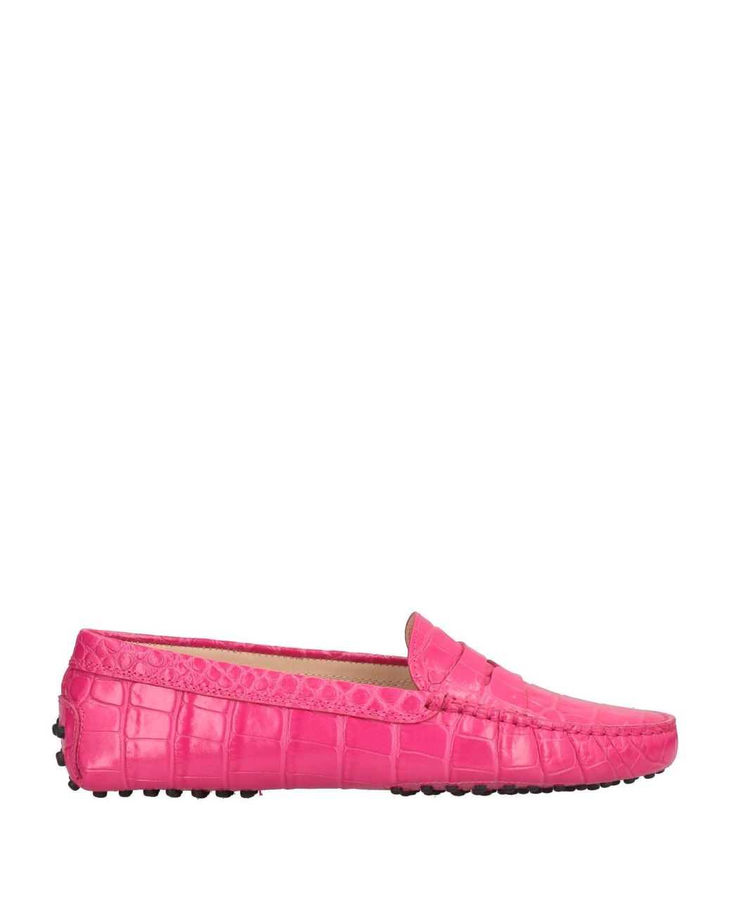 tod's pink loafers womens