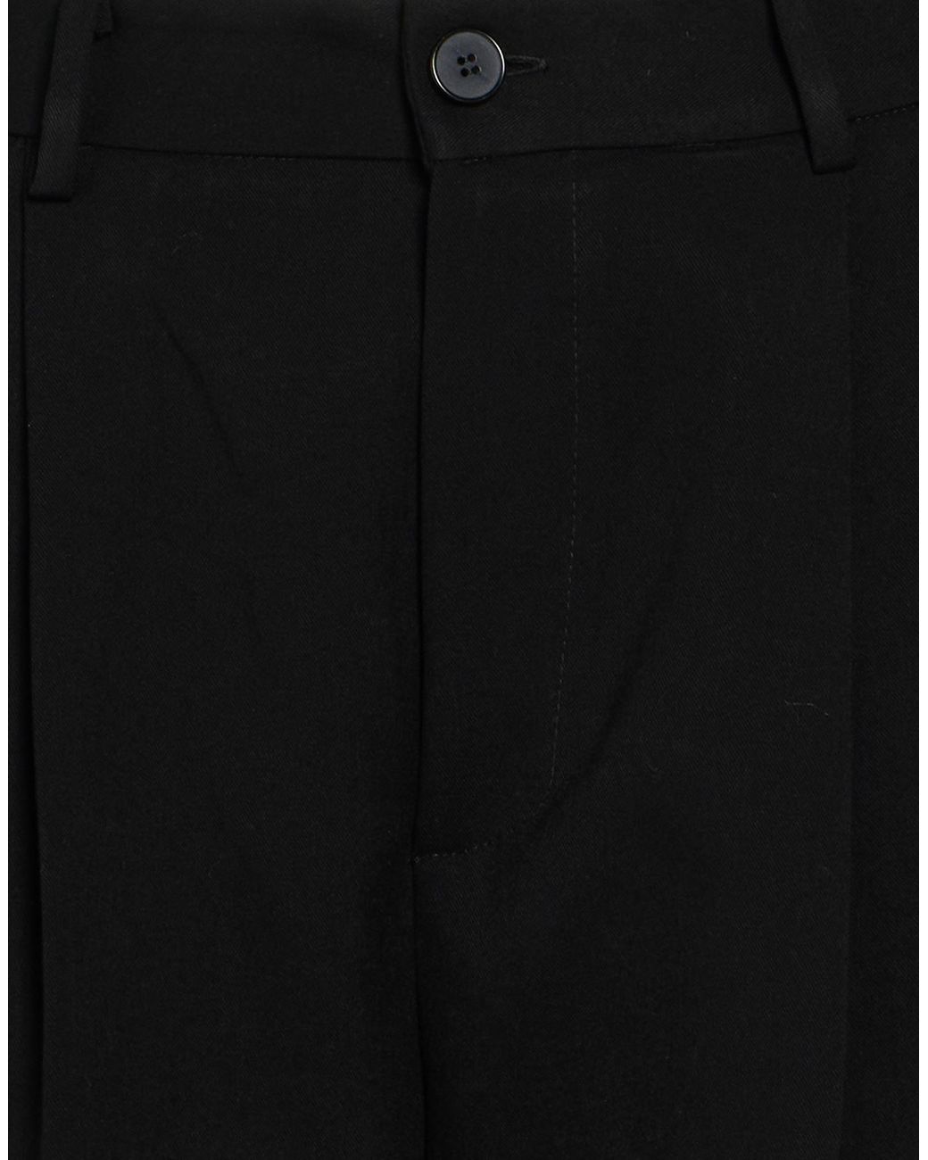ViCOLO Black Pants Polyester, Viscose, Elastane