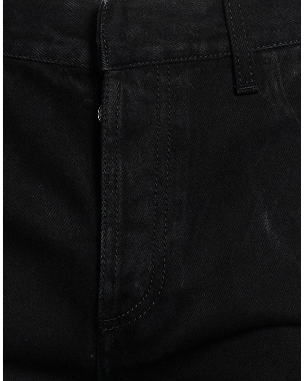 McQueen Black Jeans Cotton for men