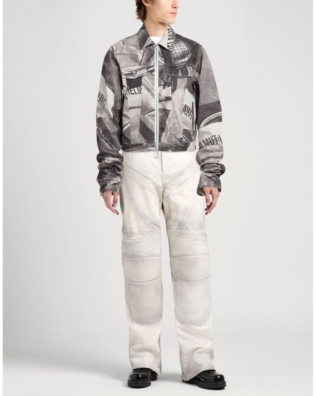 Helmut Lang Gray Denim Outerwear for men