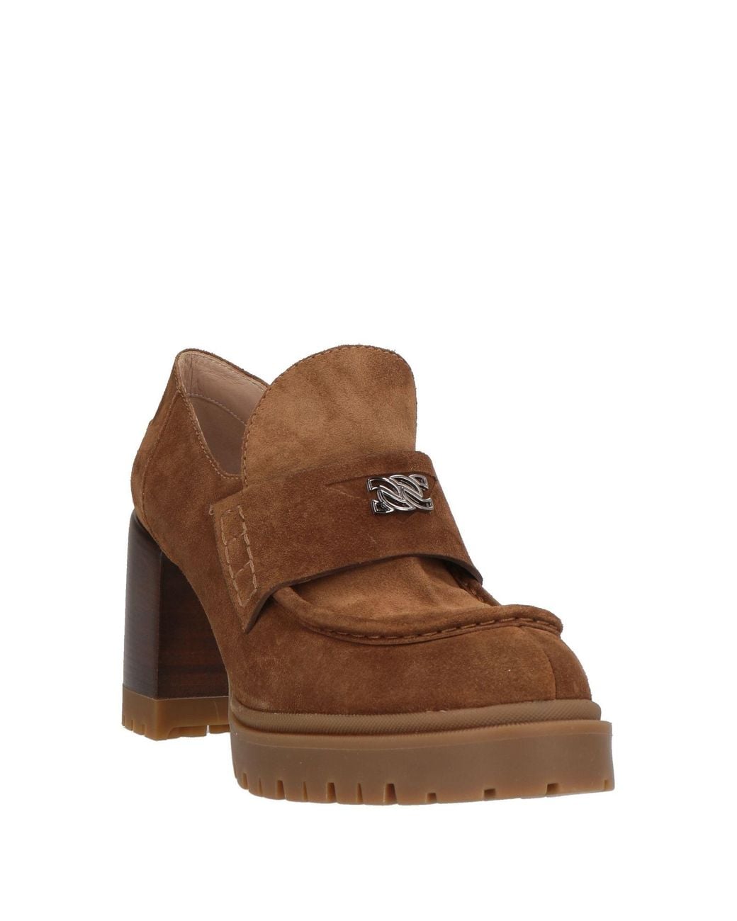 Casadei Brown Loafers Leather