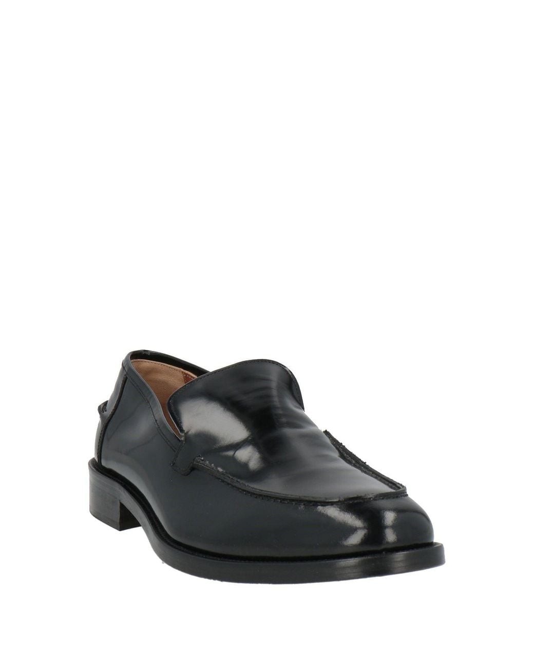 ROGAL'S Black Loafers Calfskin for men