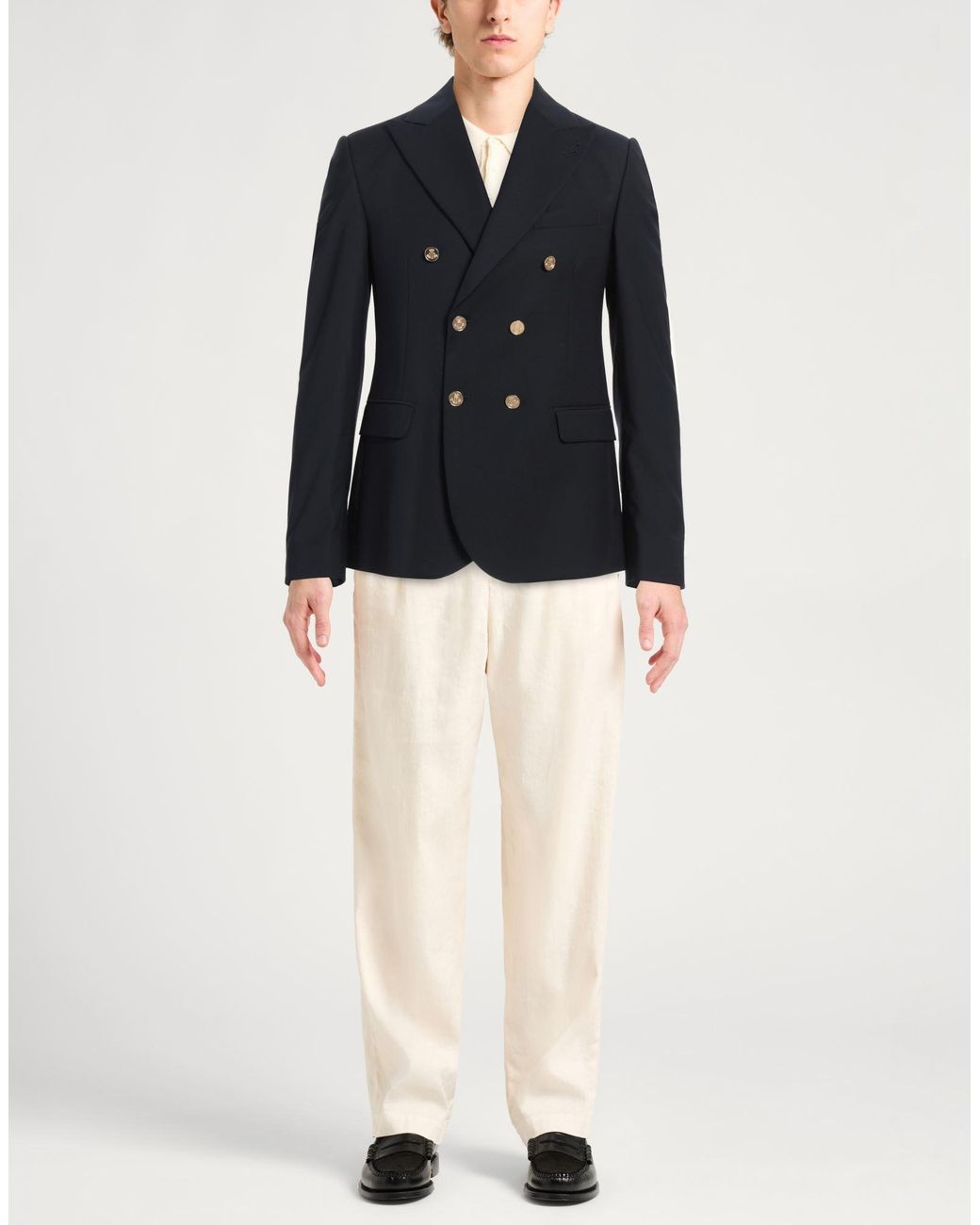 Daniele Alessandrini Blue Blazer for men