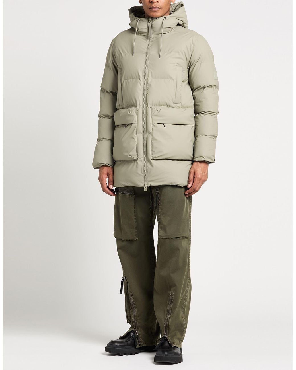 Rains Gray Puffers for men