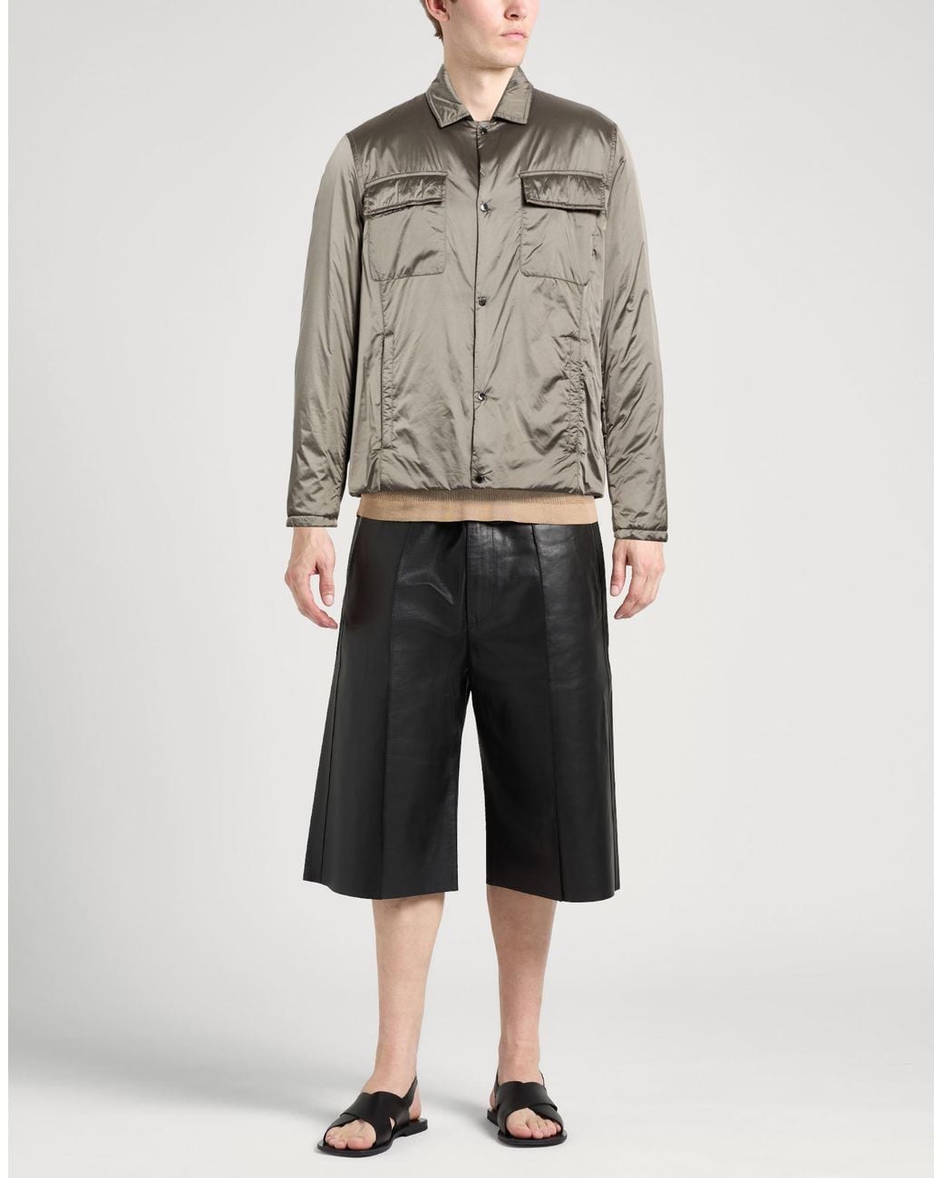 Paul & Shark Gray Taupe Jacket Nylon for men