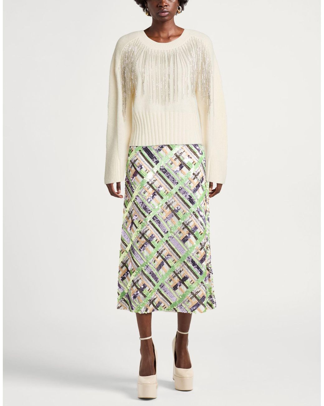 Alpha Studio White Jumper