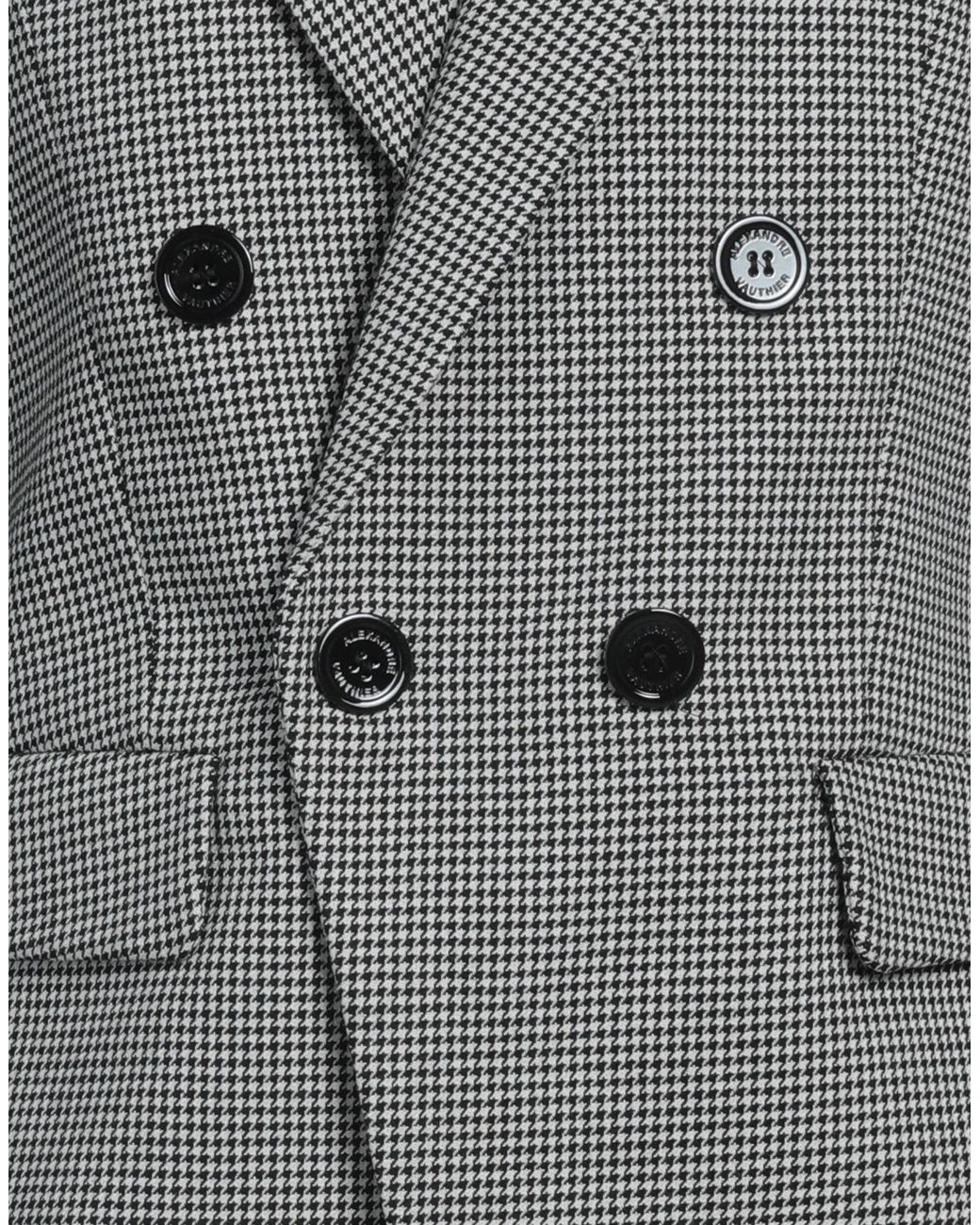 Alexandre Vauthier Gray Blazer Viscose, Wool