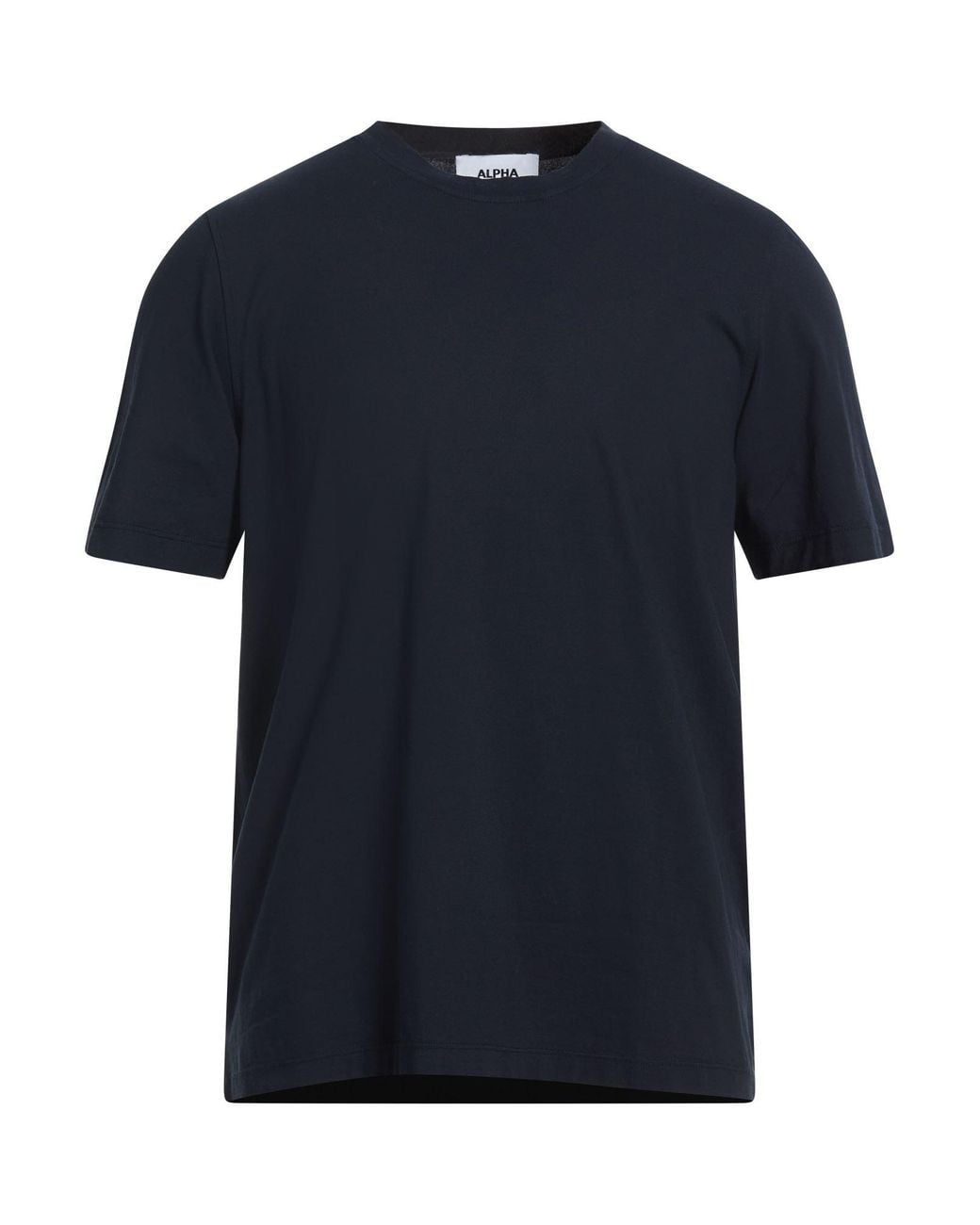 Alpha Studio Blue Midnight T-Shirt Cotton, Elastane for men