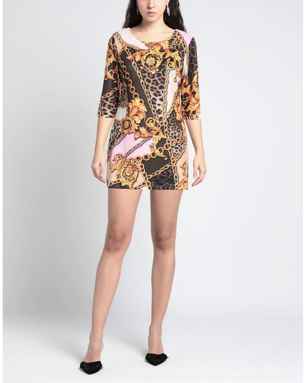 No Secrets Natural Mini Dress Polyester, Elastane