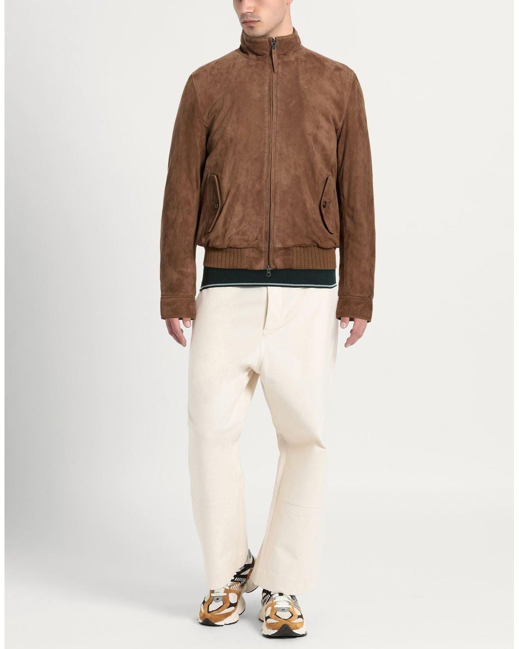D'Amico Brown Light Jacket Leather for men