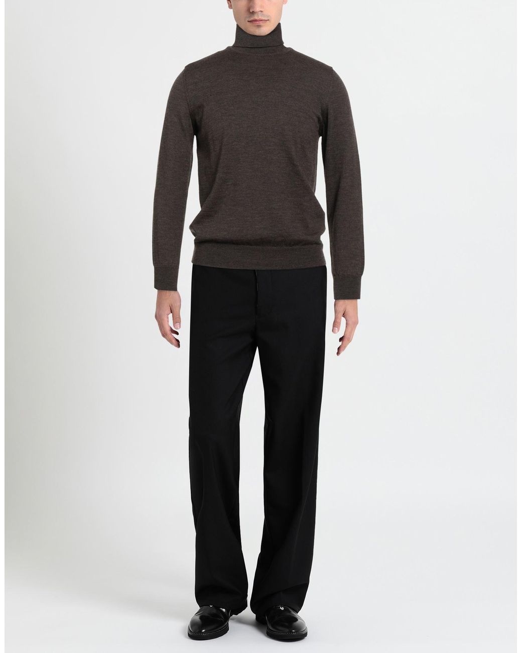 Andrea Fenzi Black Turtlenecks for men