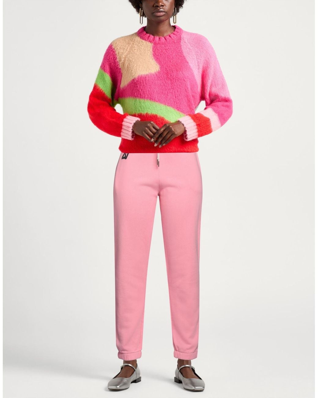 Zadig & Voltaire Pink Pants Cotton
