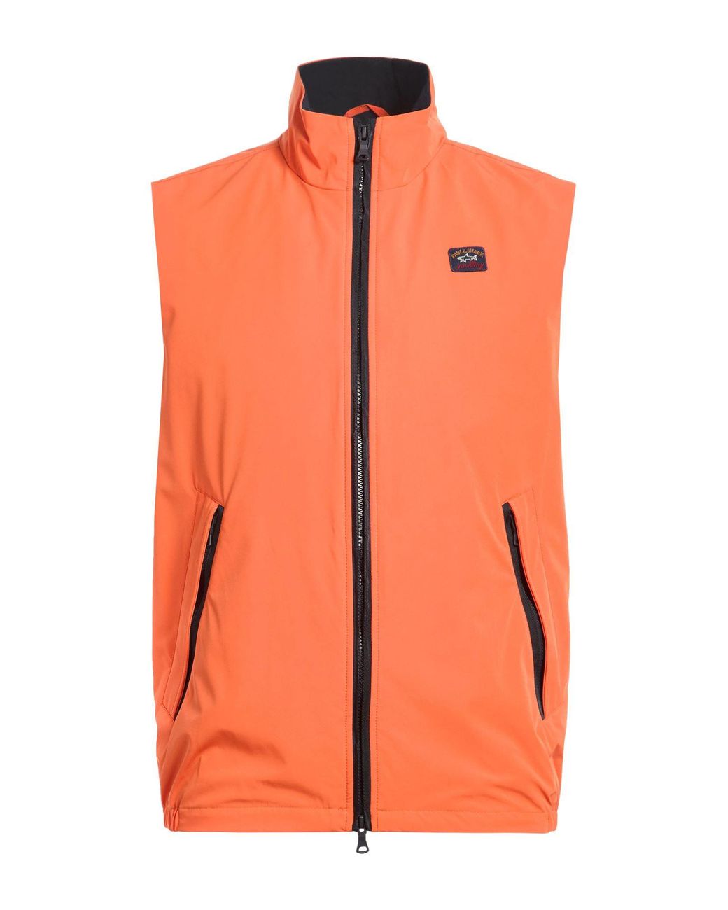 Paul & Shark Orange Jacket Polyester, Elastane for men