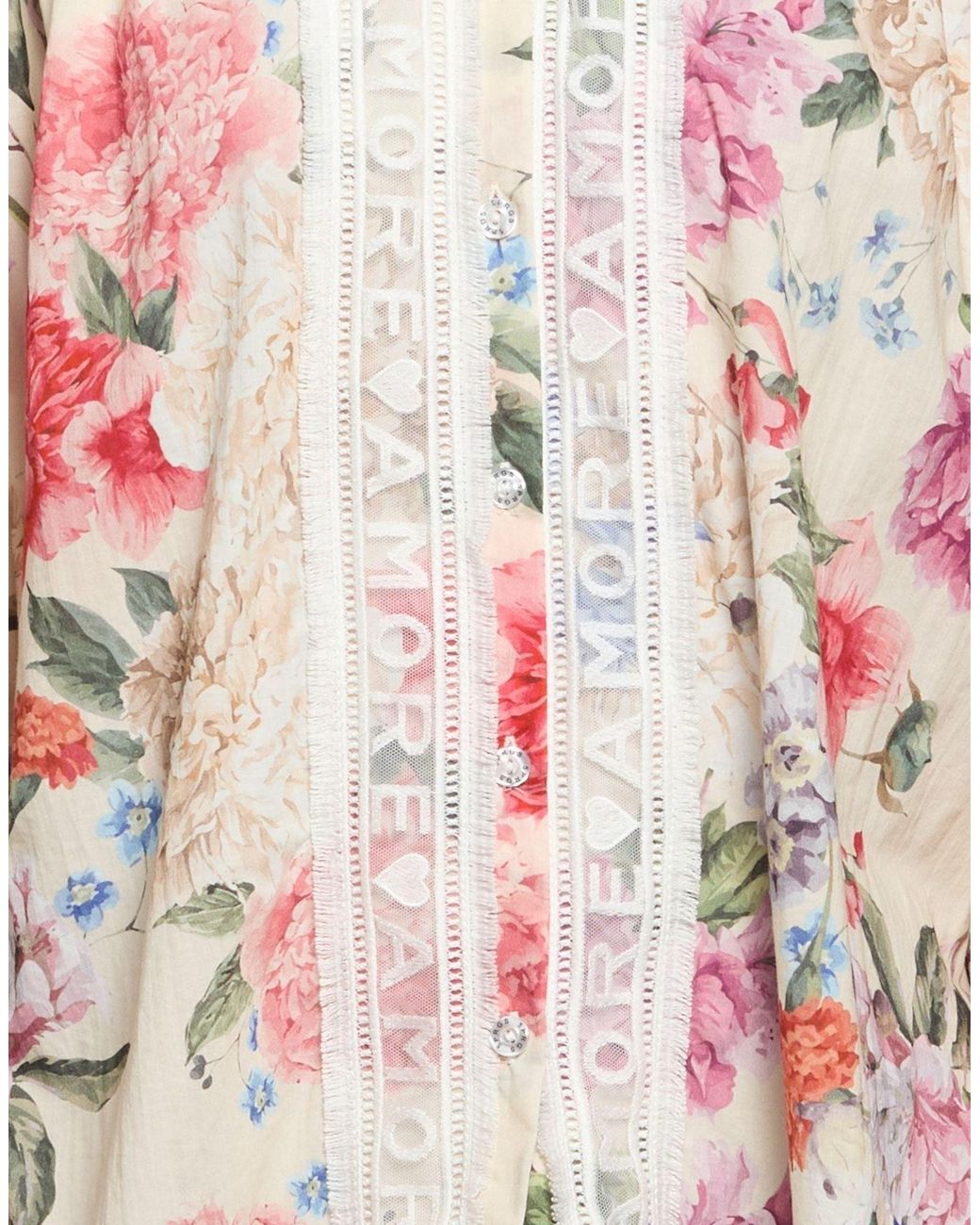 5 PROGRESS Pink Ivory Shirt Cotton
