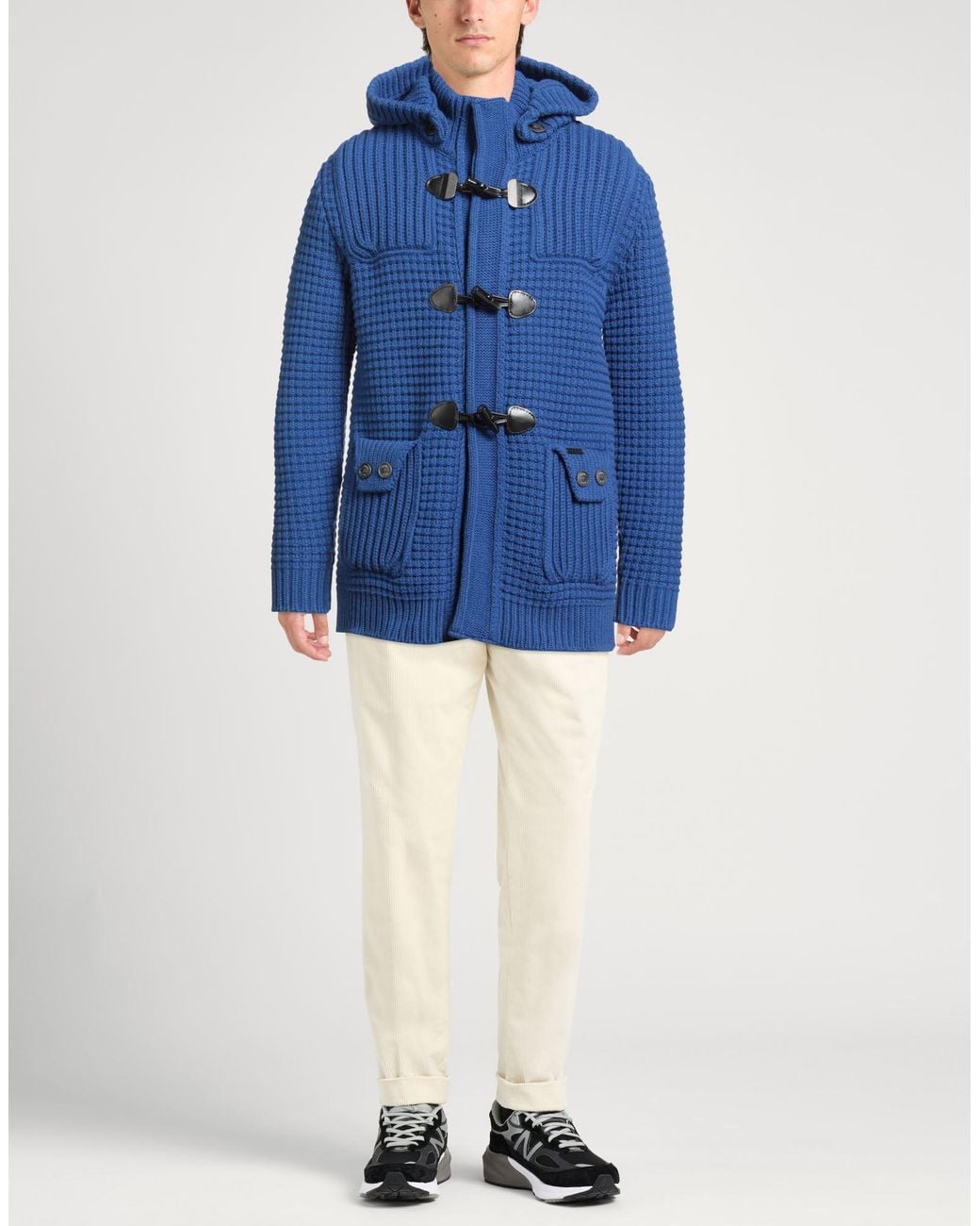 Bark Blue Coat for men
