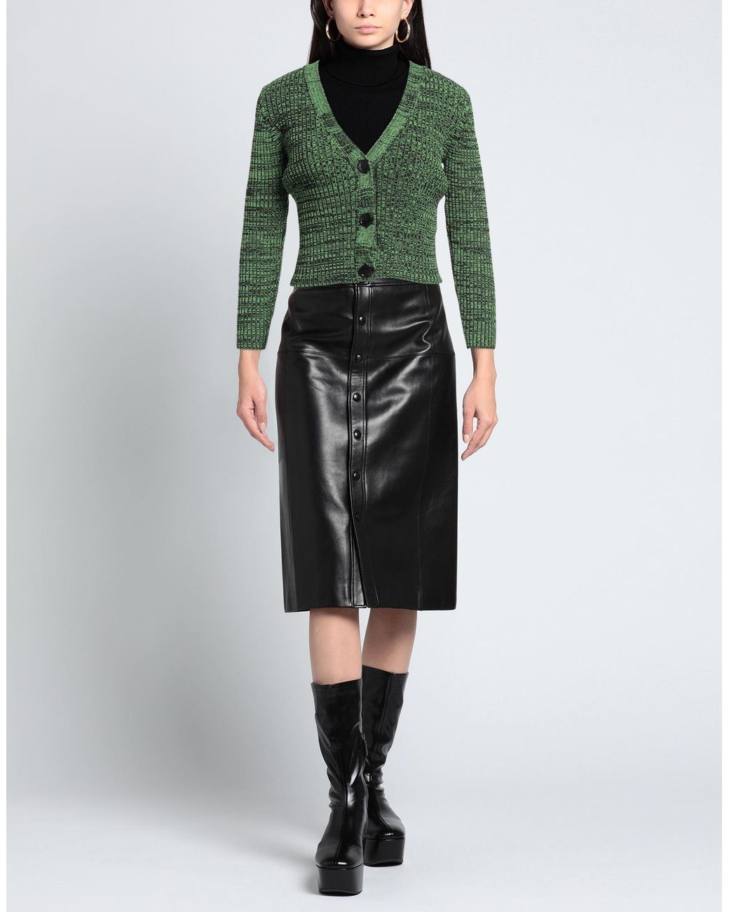 Ganni Green Cardigan
