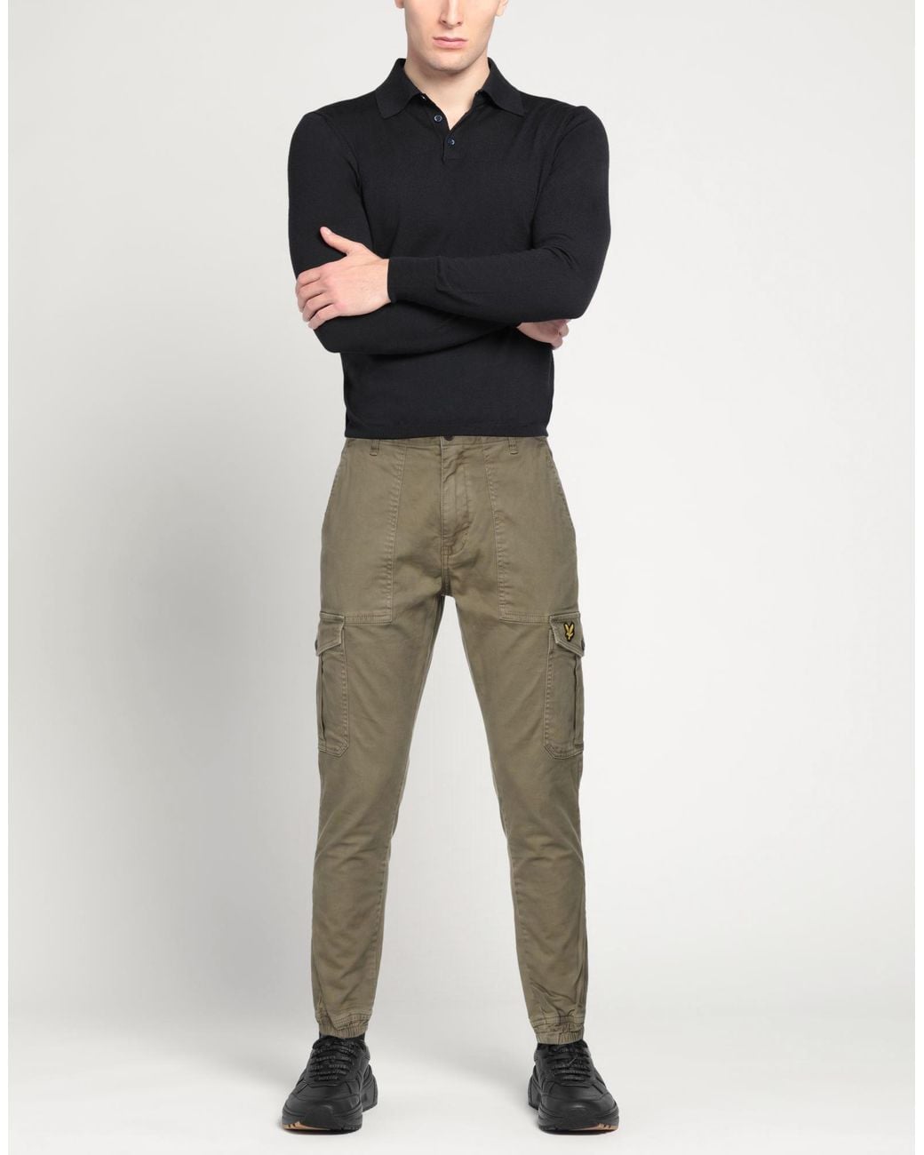 Lyle & Scott Gray Trouser for men