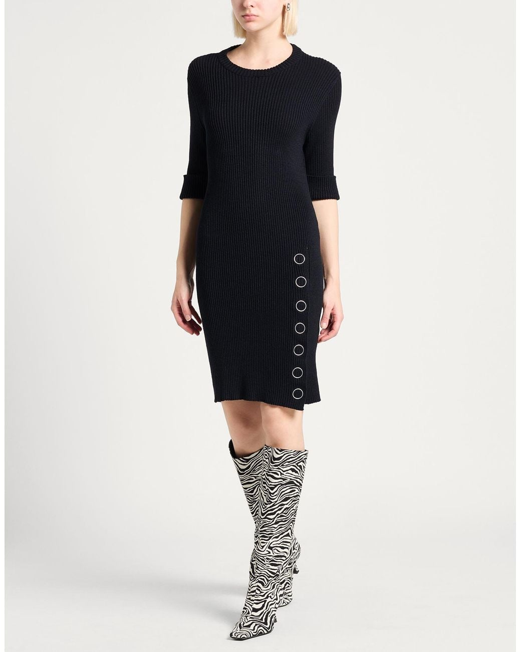 Jil Sander Blue Mini Dresses