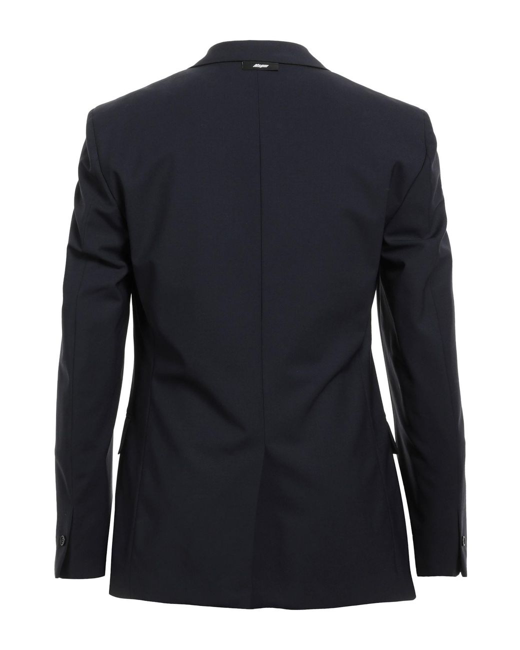 MSGM Blue Blazer Virgin Wool, Elastane for men