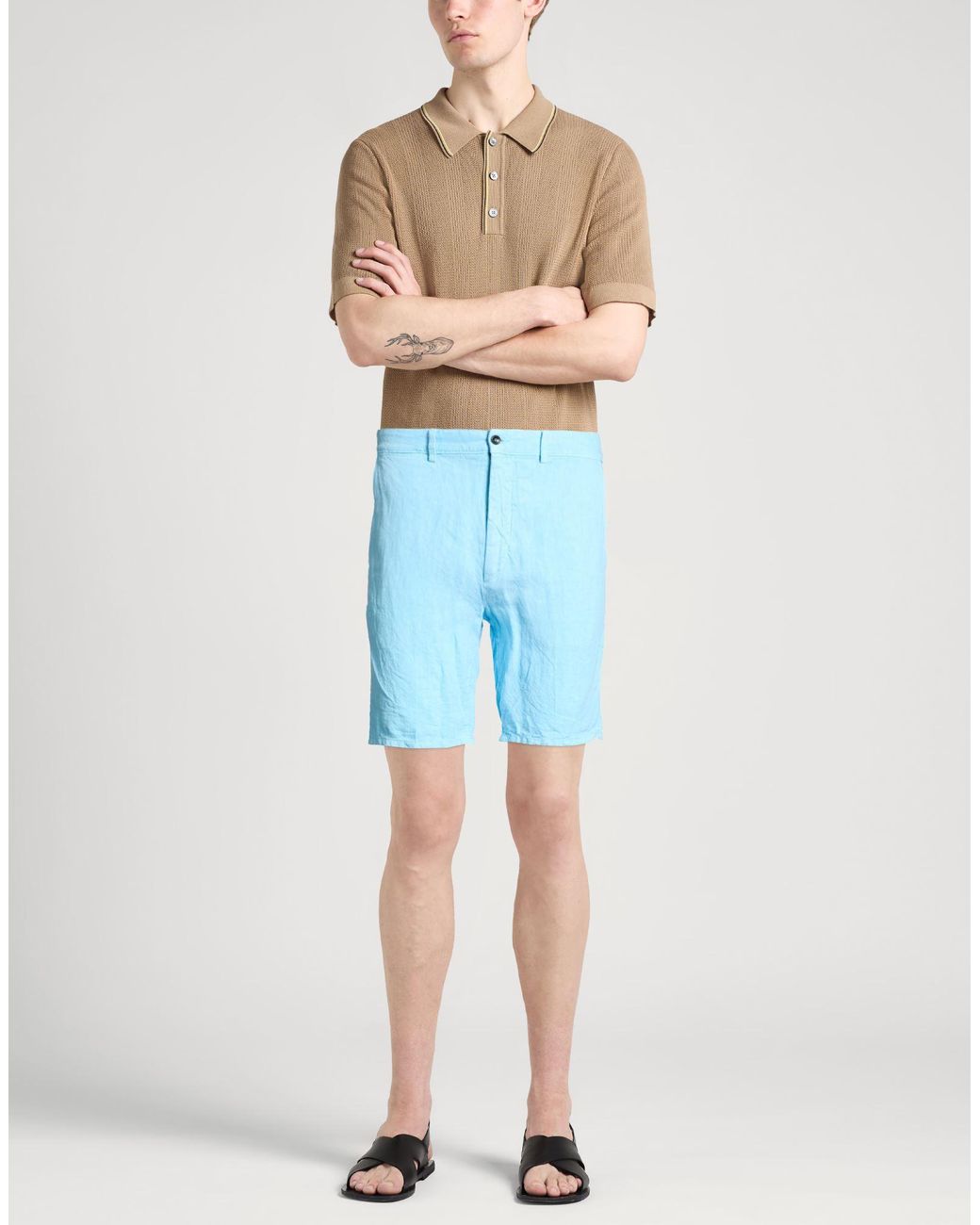 Harmont & Blaine Blue Shorts & Bermuda Shorts for men