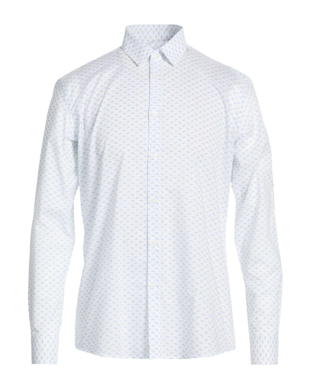Daniele Alessandrini White Shirt Cotton, Elastane for men