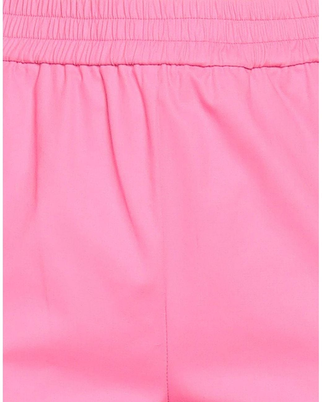 Suoli Pink Fuchsia Pants Cotton, Elastane