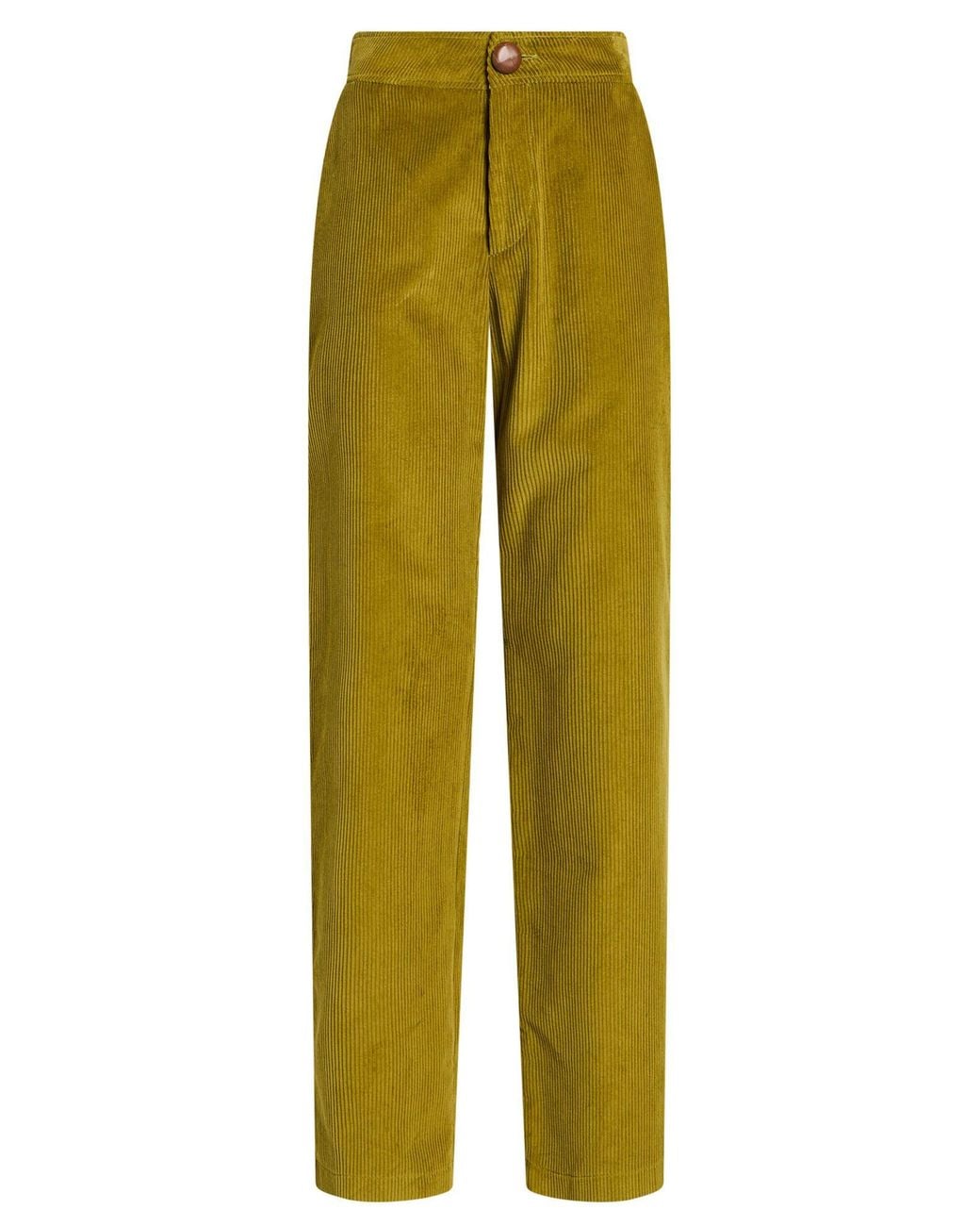 MVP WARDROBE Green Khaki Pants Cotton