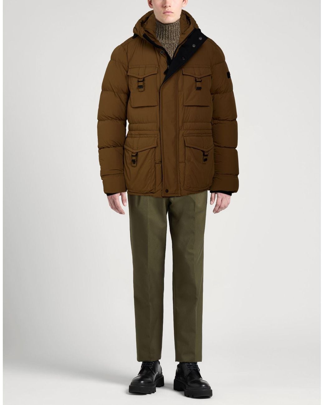 Peuterey Brown Puffers for men