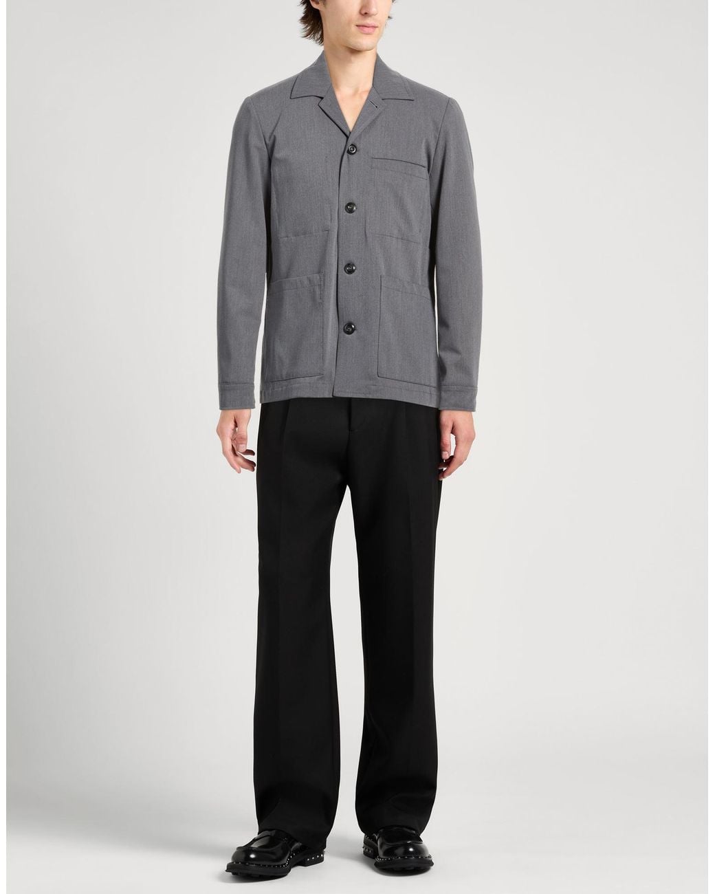 Officina 36 Gray Jacket for men