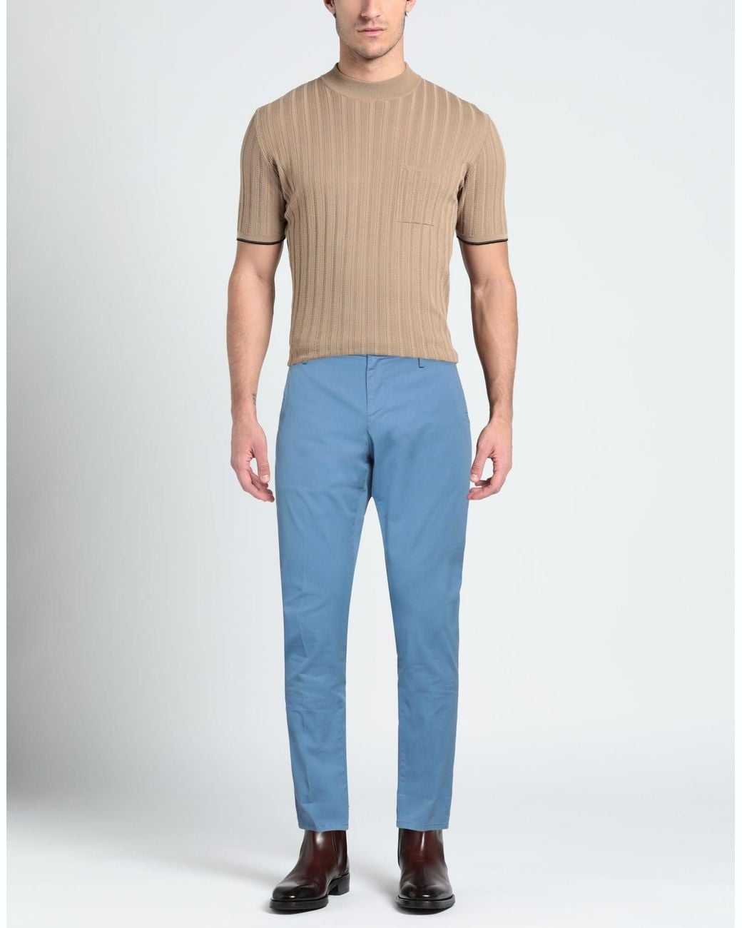 Dondup Blue Pants for men