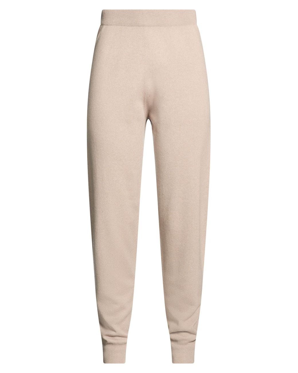 Fabiana Filippi Natural Pants Virgin Wool, Silk, Cashmere