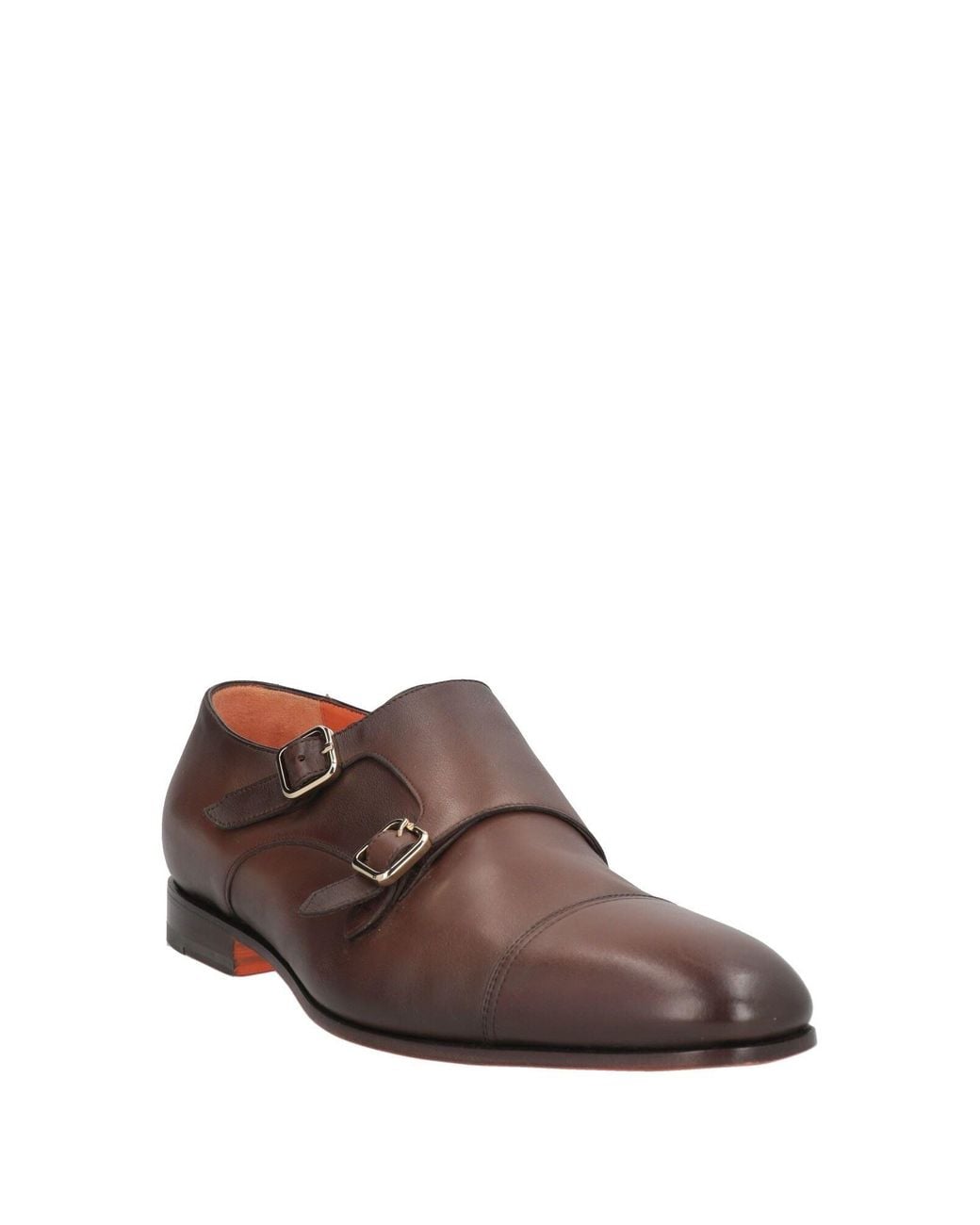 Santoni Brown Loafers Leather for men