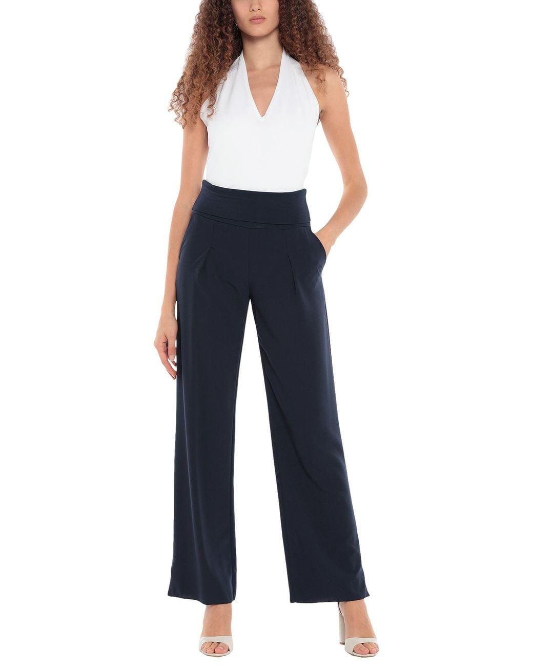 Manila Grace Blue Trouser