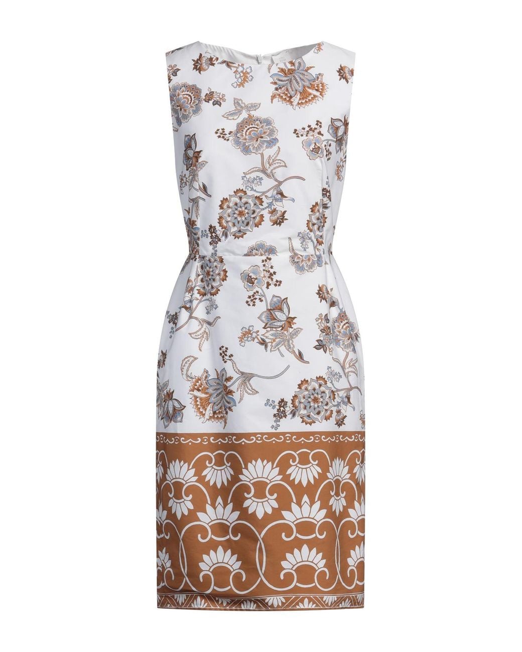 Eleventy White Mini Dress Cotton