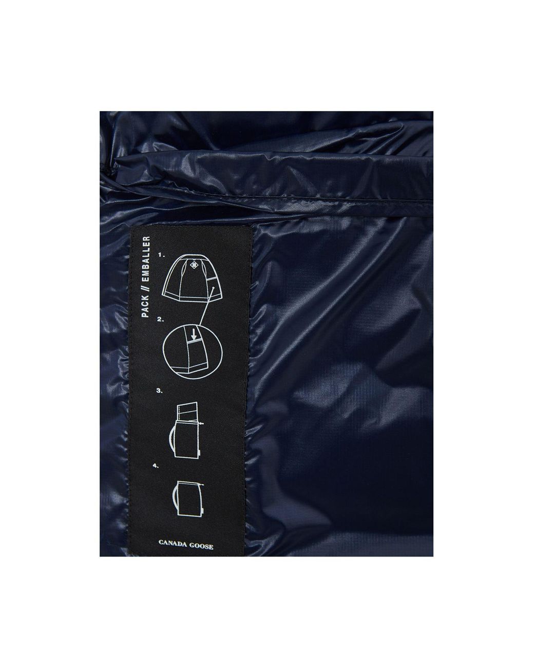 Canada goose azul clearance letra