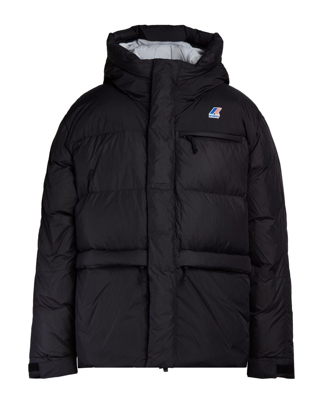 K-Way Black Puffers for men