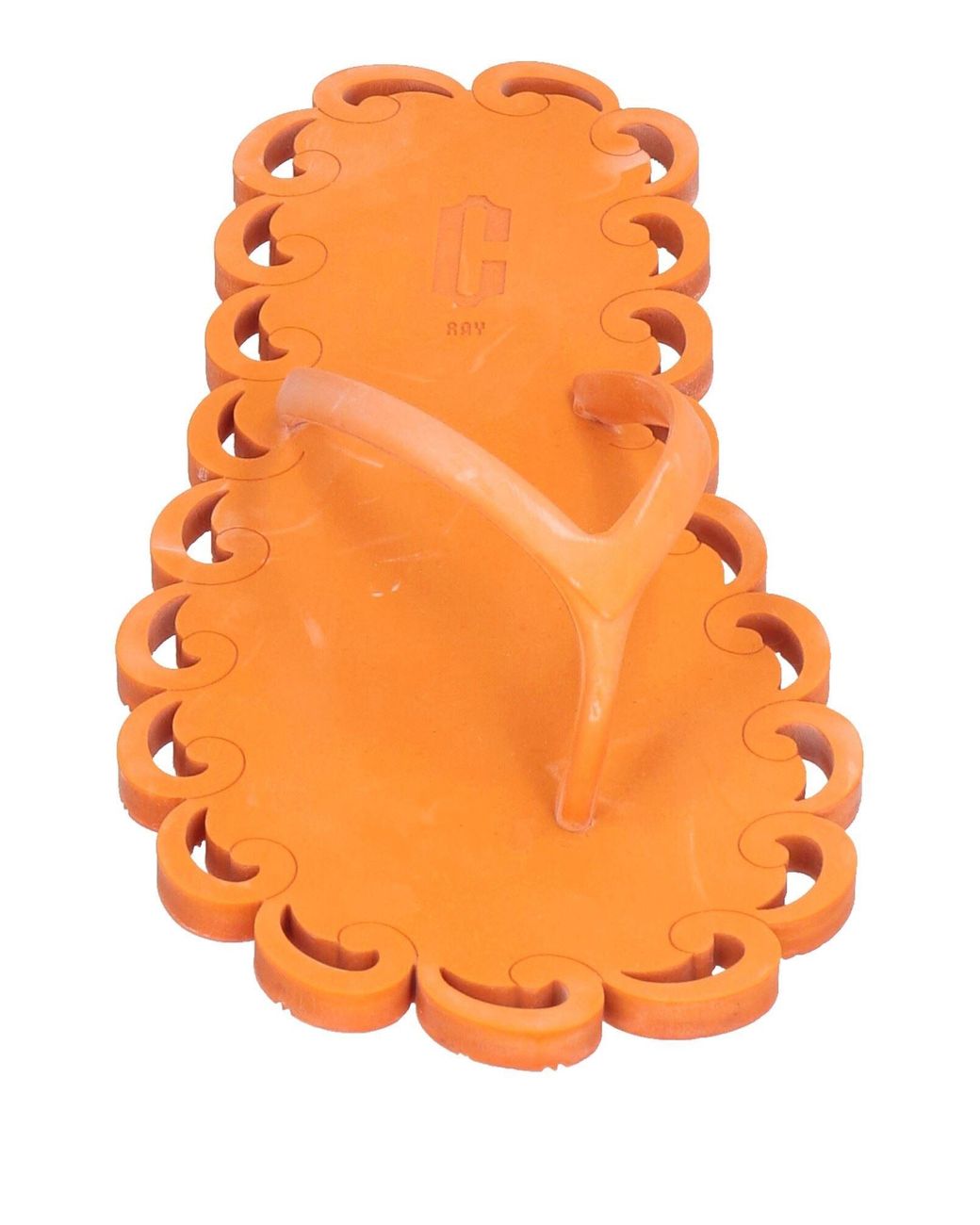 Carlotha Ray Orange Thong Sandal