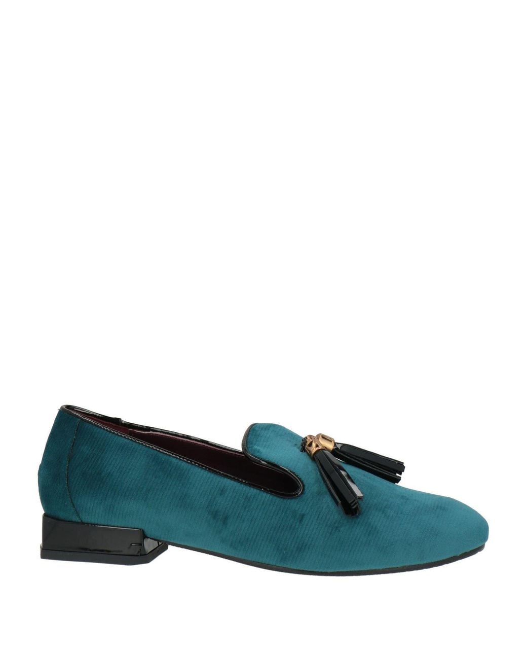 Lorenzo Mari Green Loafers Textile Fibers