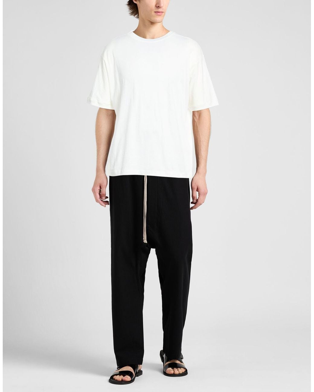 Isabel Benenato White Ivory T-Shirt Cotton for men