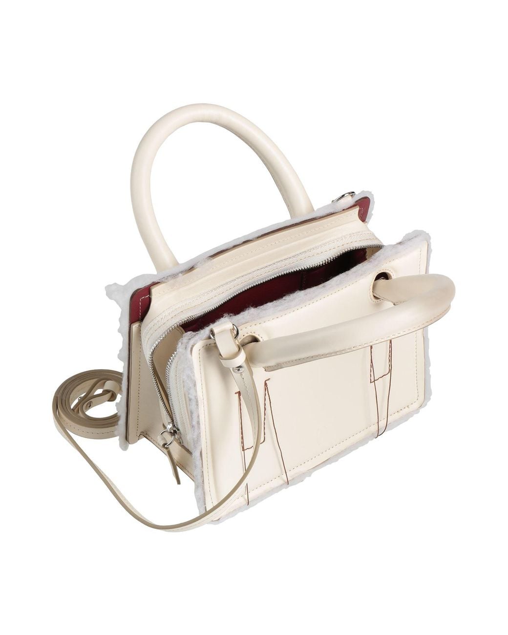Dentro White Handbag