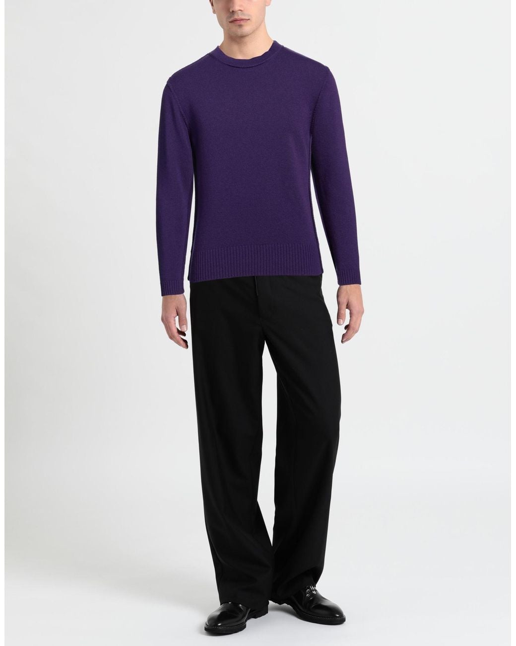 Daniele Fiesoli Blue Sweater Merino Wool for men